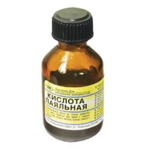 флюс кислота паяльная 30г стекло 273950