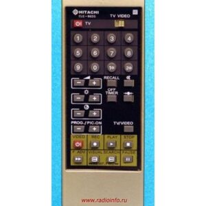 пульт HITACHI CLE-862G (TV/VCR) ВЫВОД