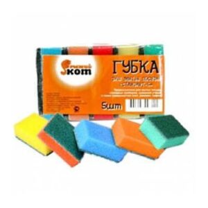 губка для пос Стандарт 5шт 75*45*25