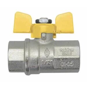 кран шаровый газовый 1/2 в/в ручка TERMA-R 30560