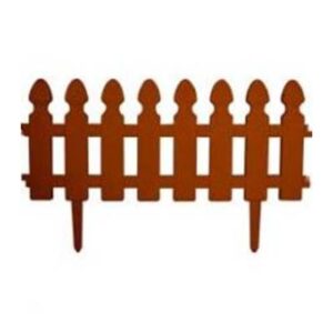 бордюр для газонов ШТАКЕТНИК 4 секц 0,21*2м 999143 ВЫВОД