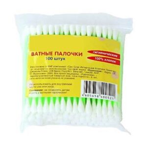 палочки ватные 100шт T100ZB