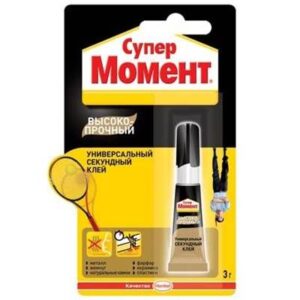 клей суперклей МОМЕНТ СУПЕР ГЕЛЬ высокопрочн 3гр 506791