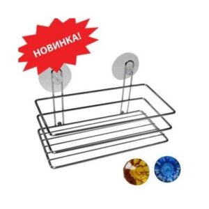 полка подвесная W2037 25*11,5*4см на 2х присосках