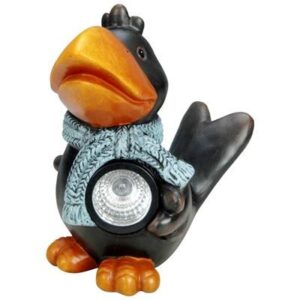 фонарь садовый EnD-Crow ворона 17см