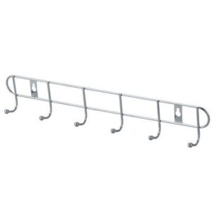 крючок на планке 6шт хром ELINE-WH-2 312057