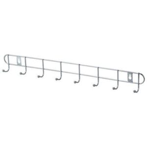 крючок на планке 8шт хром ELINE-WH-3 312058