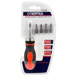 отвертка реверсная 5 бит+1 OTV07NB PARK 356207