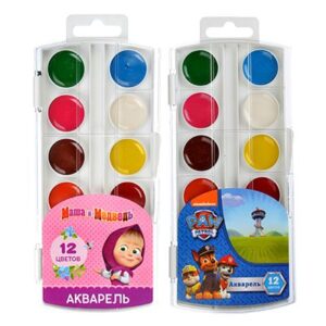 краски акварельные РОСМЭН 12цв 34005/34184 ВЫВОД