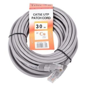 шнур патч-корд UTP4 кат 5е 30м PERFEO P6011