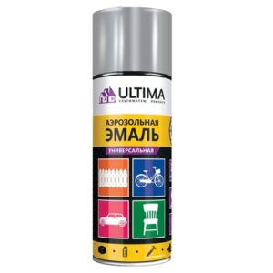 краска аэрозоль ULTIMA 520мл серебр мет 001 360301
