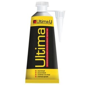 герметик силикон ULTIMA-U универс бел 80мл 411642