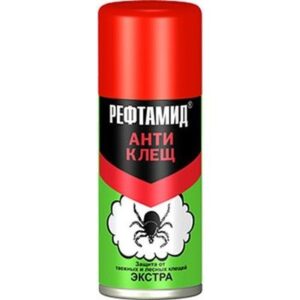 средство от клещей аэрозоль РЕФТАМИД АНТИКЛЕЩ Экстра 100мл 381508