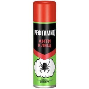 средство от клещей аэрозоль РЕФТАМИД АНТИКЛЕЩ Экстра 145мл 380501