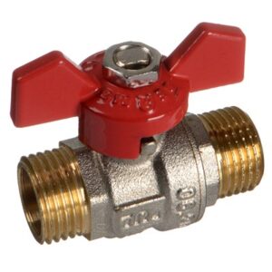 кран шаровый 1/2 н/н бабочка ТЕРМА RED 31005 26115