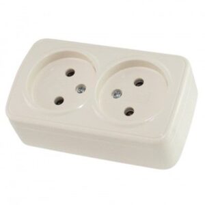 розетка ро 2 TDM Дача Народная беж SQ1824-0022 586630