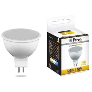 лампа ДИОД MR16 GU5,3 220V 7вт 6400 FERON SAFFIT SBMR1607 645030