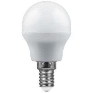 лампа ДИОД шар 14 7вт 6400 FERON SAFFIT SBG4507 644895