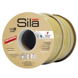 уплотнитель самоклеющийся P Sila Home 1м бел