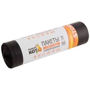 мешок для мусора 160л 10шт 25мкм 006977