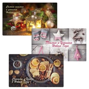 доска раздел фанерн 29*17см Christmas МТ2-135