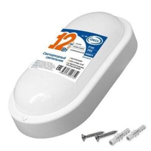 светильник диодн овальн 12вт IONICH SMD2835 220-6,5-IP65-O 1469 320910
