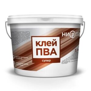 клей ПВА НИОЛА супер 0,9кг ведро 207373