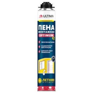 пена монт Ultima PRO 65 OPTIMUM проф всесезон 780мл 431740
