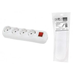 колодка для удлин 4я евро с выкл TDM Народная SQ1806-0421 203810