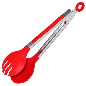щипцы кулинарные нерж 17,5см нейлон/руч Tongs-03