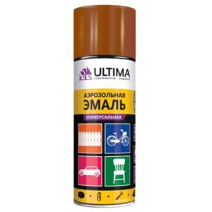 краска аэрозоль ULTIMA 520мл коричн 8028 360337