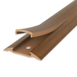порог стык 1600*36мм с монтаж каналом ИДЕАЛ ПМК36-1,6 291 Орех