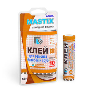 клей холодная сварка MASTIX для батарей и труб 55гр 71822