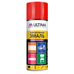 краска аэрозоль ULTIMA 520мл красн 360310