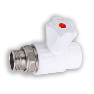 с пп кран шаровый для радиатора прямой 20х1/2 Valfex 207119