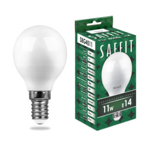 лампа ДИОД шар 14 11вт 4000 FERON SAFFIT SBC4511 178362