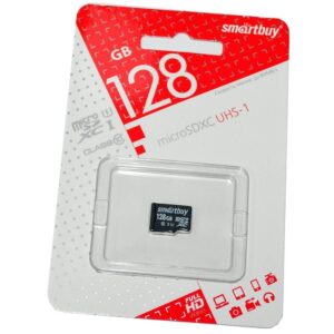 флэш MicroSDHC 128GB Smart Buy Класс 10 UHS-I без адапт