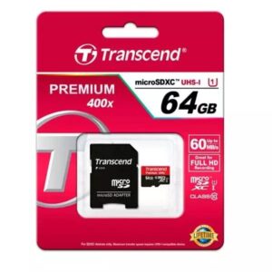 флэш MicroSDHC 64GB Transcend Класс 10 с адапт