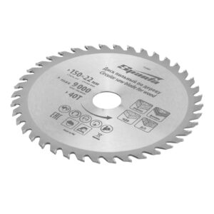 круг пильный по дереву 150*22 40 зуб Sparta 732405