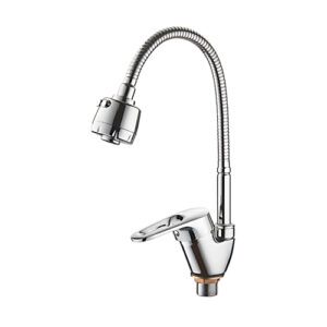 смеситель LEDEME кух елочка утка d40 с гибким изливом L4368-B